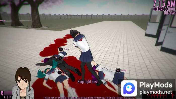 Yandere Simulator: Crime in the school<span>(No Ads)</span> screenshot image 11_Popularmodapk.com