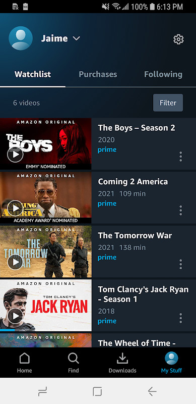 Amazon Prime Video (Mod) screenshot image 1_Popularmodapk.com