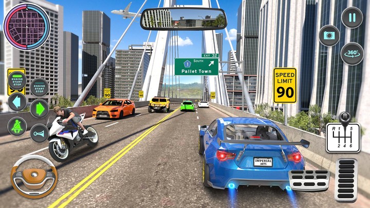 Modern Car Driving School Game screenshot image 5_Popularmodapk.com