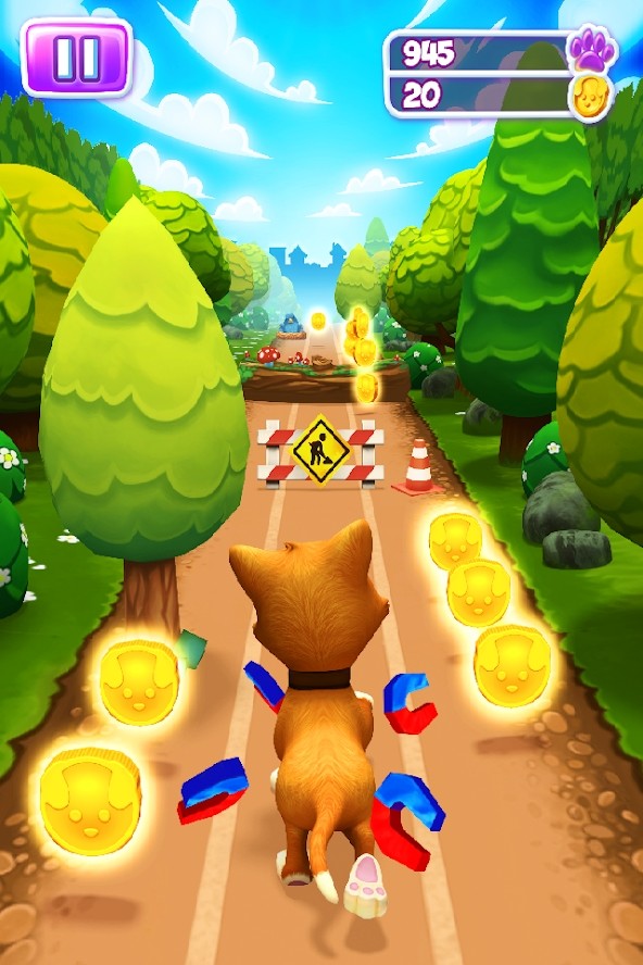 Pet Run - Puppy Dog Game(Large currency) screenshot image 1_Popularmodapk.com