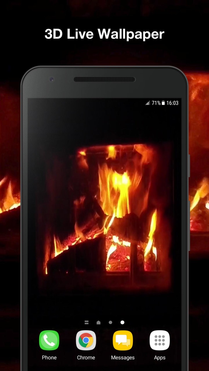 Fireplace Live Wallpaper screenshot image 7_Popularmodapk.com