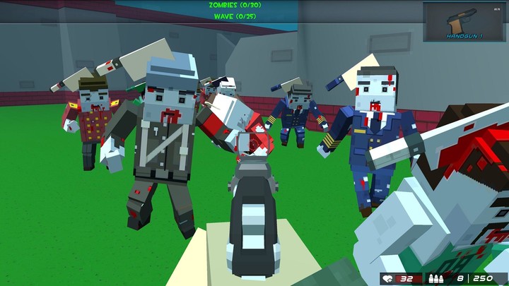 Blocky Gun Warfare Zombie screenshot image 2_Popularmodapk.com