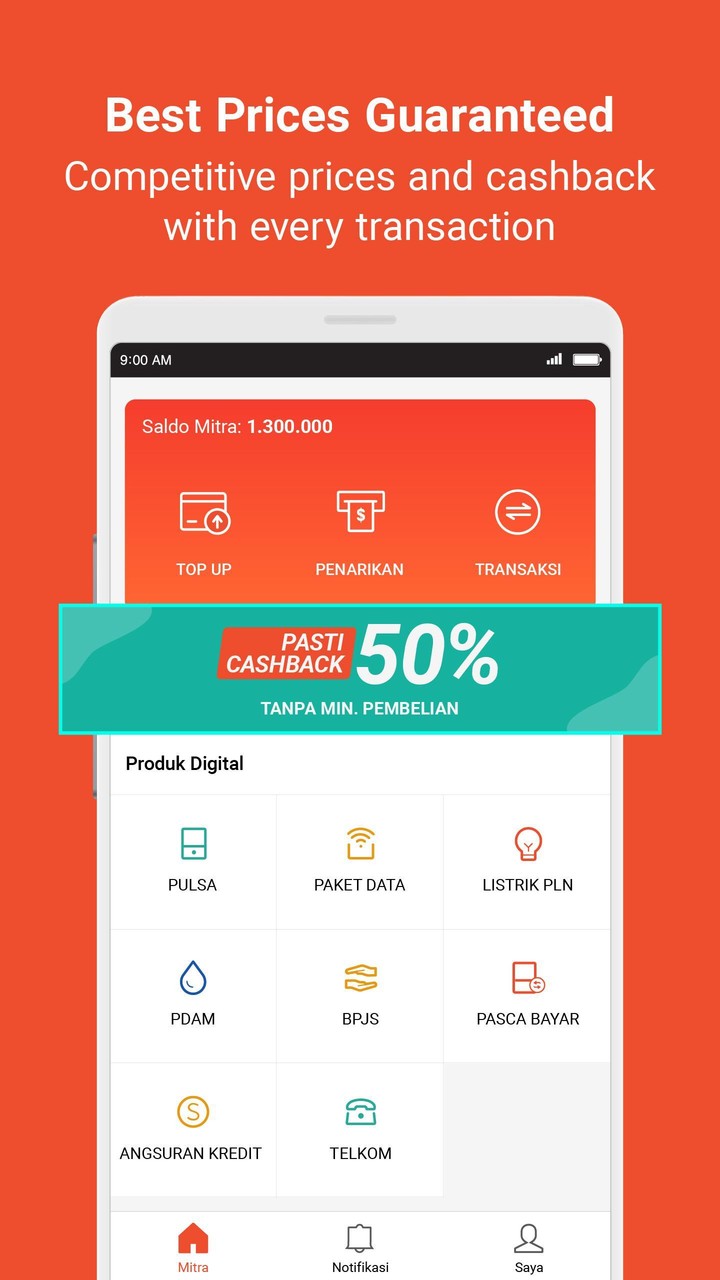 Mitra Shopee: Jual Pulsa, PPOB screenshot image 2_Popularmodapk.com