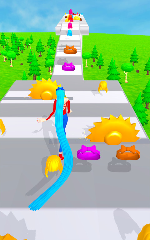 Hair Long Challenge 3D screenshot image 4_Popularmodapk.com