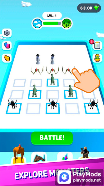 Merge Master Giants Battle<span>(Free purchase)</span> screenshot image 1_Popularmodapk.com