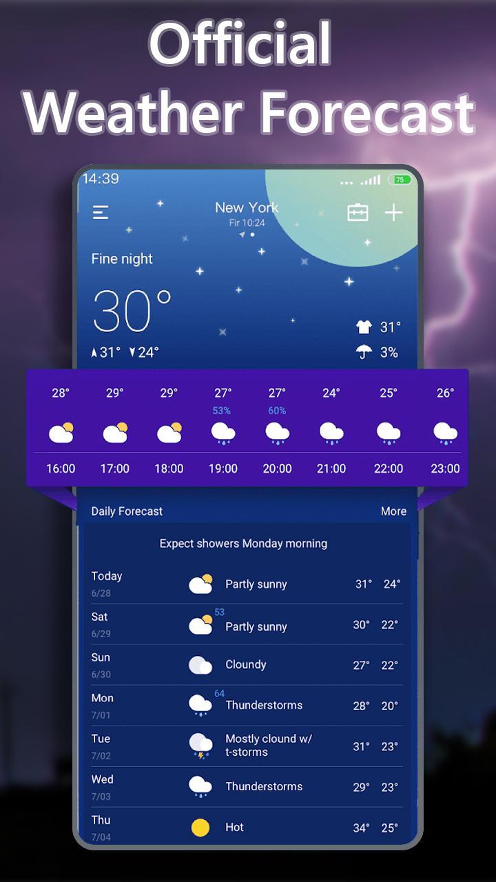 Weather Forecast - Accurate Weather & Weather Live screenshot image 1_funmod.online
