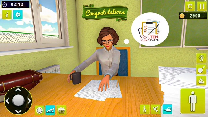 High School Teacher Game Life screenshot image 2_Popularmodapk.com