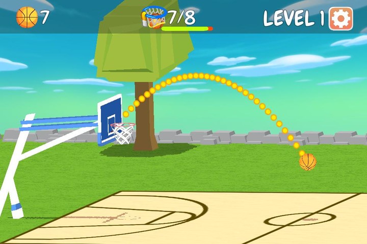 Basketball Hoops Challenge screenshot image 1_Popularmodapk.com