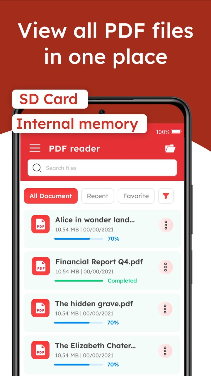 PDF Reader: Read all PDF files screenshot image 4_Popularmodapk.com