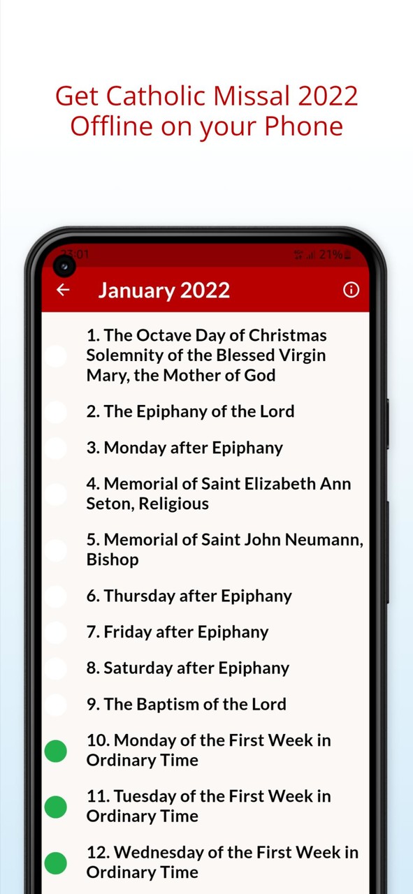 Catholic Missal 2022 Offline screenshot image 3_Popularmodapk.com