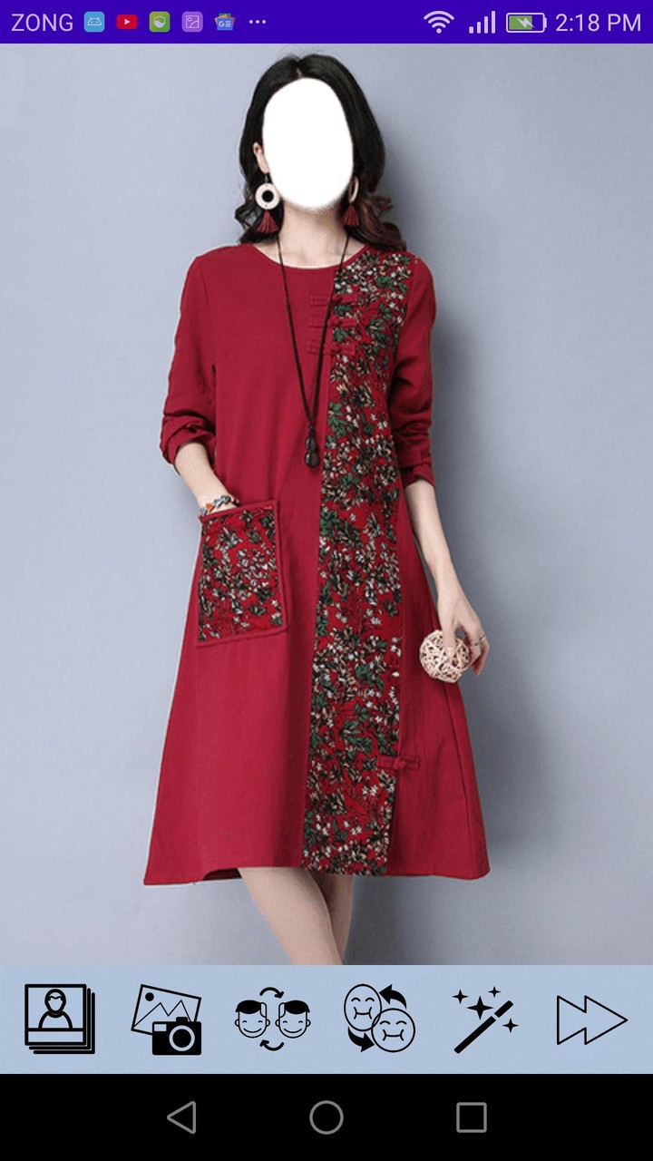 Girls Eastern Frocks Photo Editor screenshot image 1_Popularmodapk.com