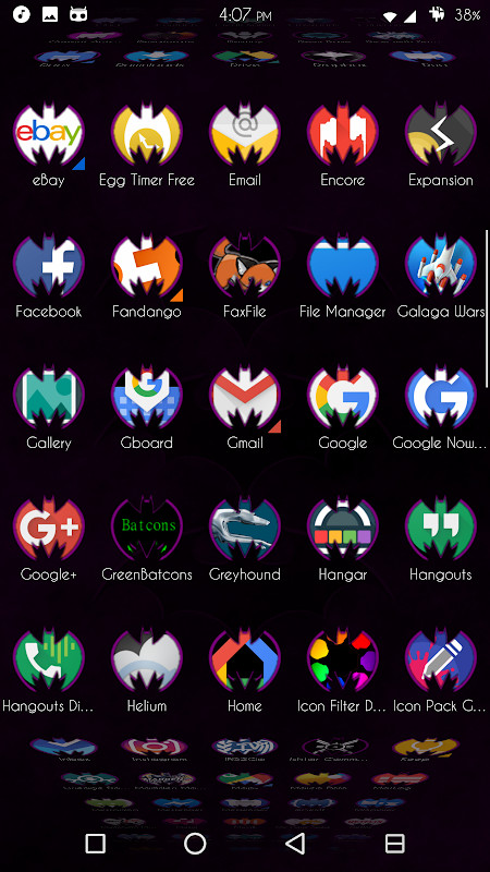 Purple Batcons Icon Skins screenshot image 4_Popularmodapk.com