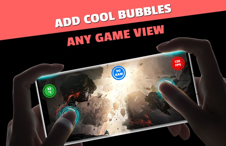 FPS Meter & Crosshair - Gamer Bubbles screenshot image 1_Popularmodapk.com