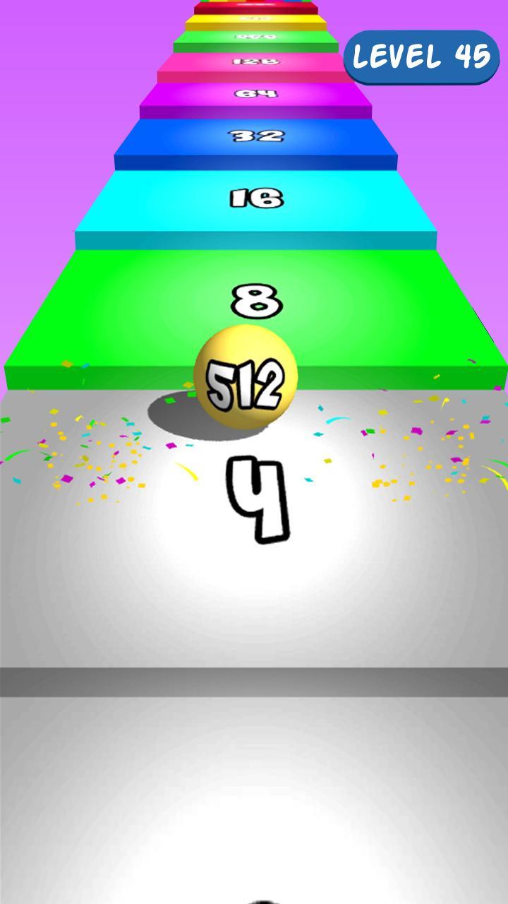Merge 2048 Run Ball screenshot image 4_Popularmodapk.com