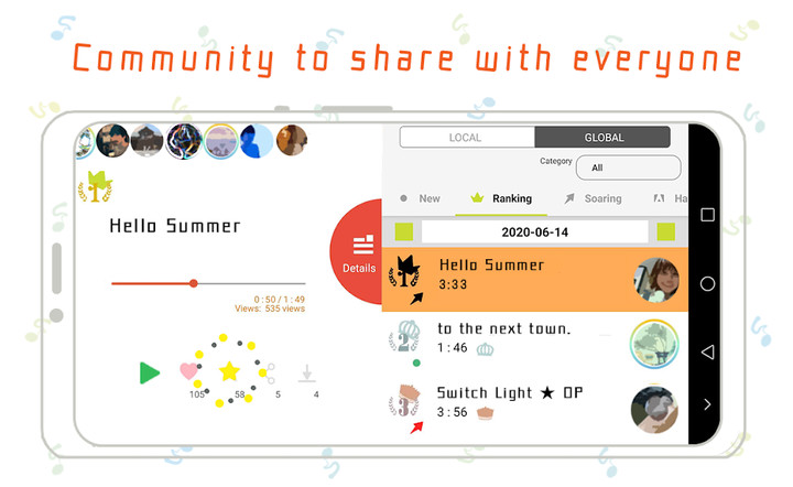 MusicLine<span>(Unlocked All)</span> screenshot image 2_Popularmodapk.com