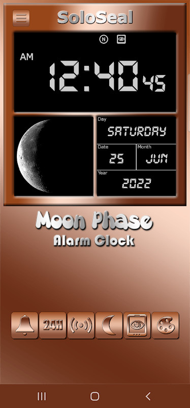 Moon Phase Alarm Clock screenshot image 5_Popularmodapk.com