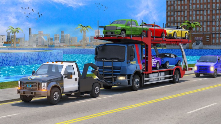 Police Tow Truck Simulator screenshot image 12_Popularmodapk.com