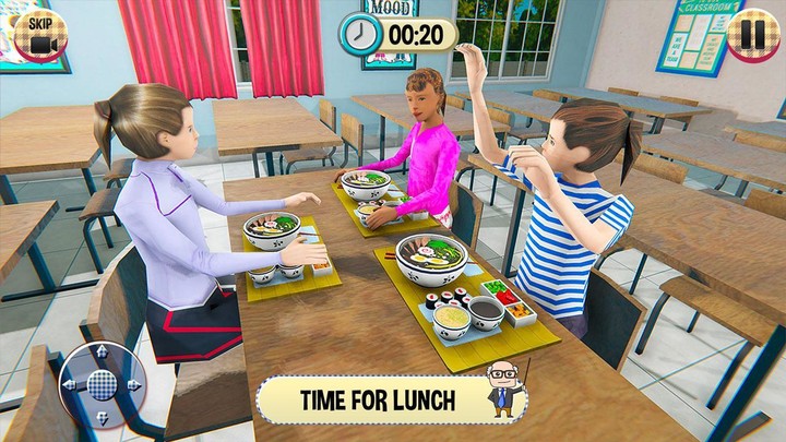 Virtual High School Girl Game screenshot image 2_Popularmodapk.com