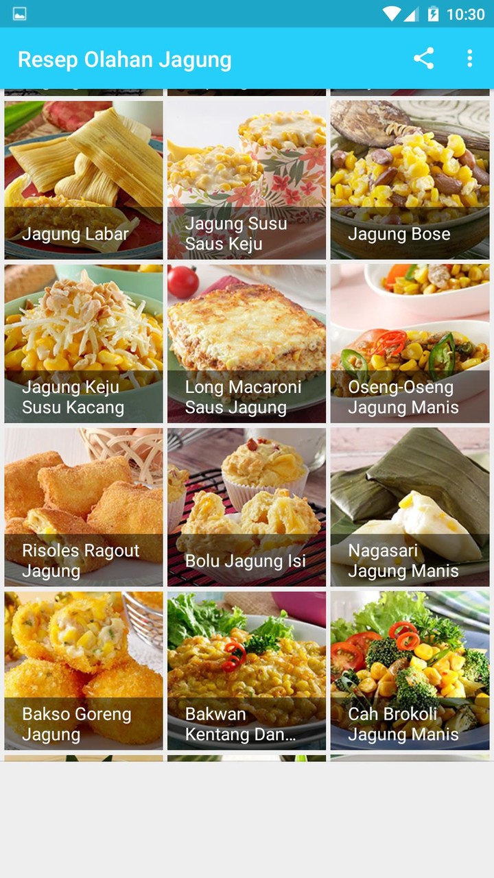 Resep Olahan Jagung screenshot image 3_Popularmodapk.com