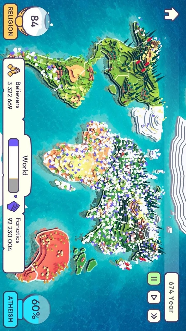 God Simulator. Religion Inc.(Paid games to play for free) screenshot image 3_Popularmodapk.com