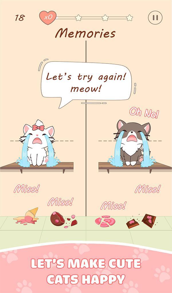 PopCat Duet: Kitty Music Game screenshot image 3_Popularmodapk.com