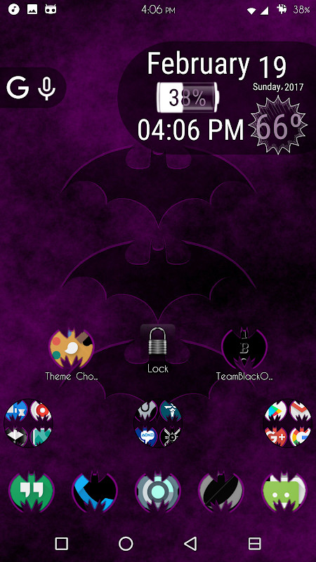 Purple Batcons Icon Skins screenshot image 2_Popularmodapk.com