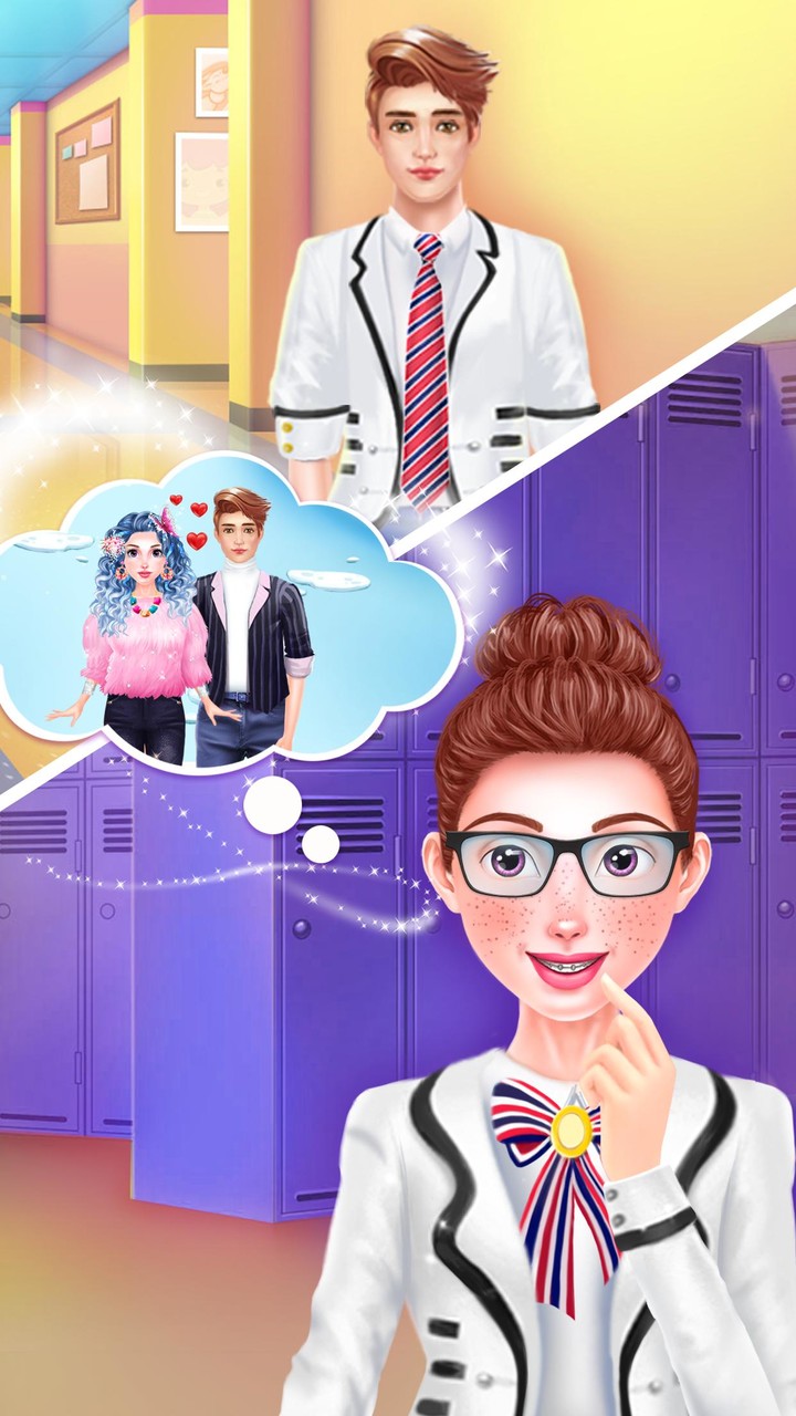 High School Crush:DressUp Game screenshot image 3_Popularmodapk.com