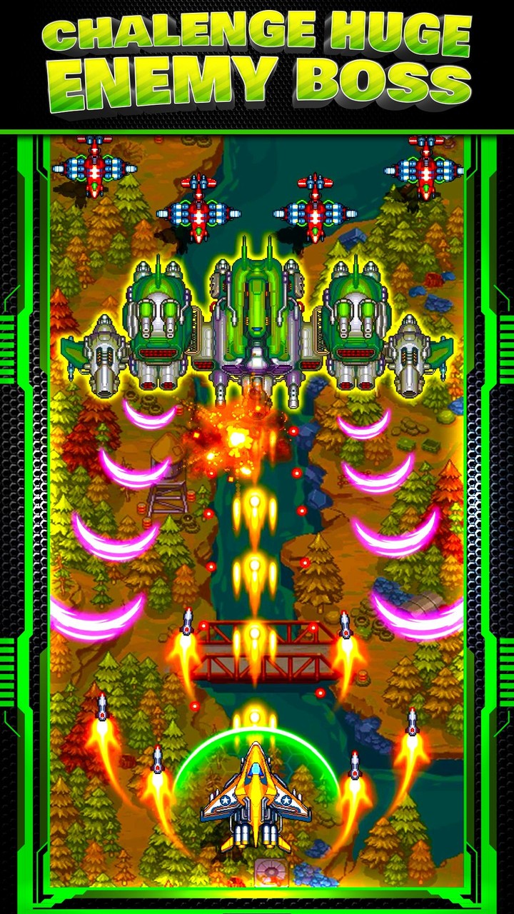 1945 Galaxy Shooter Attack screenshot image 2_Popularmodapk.com