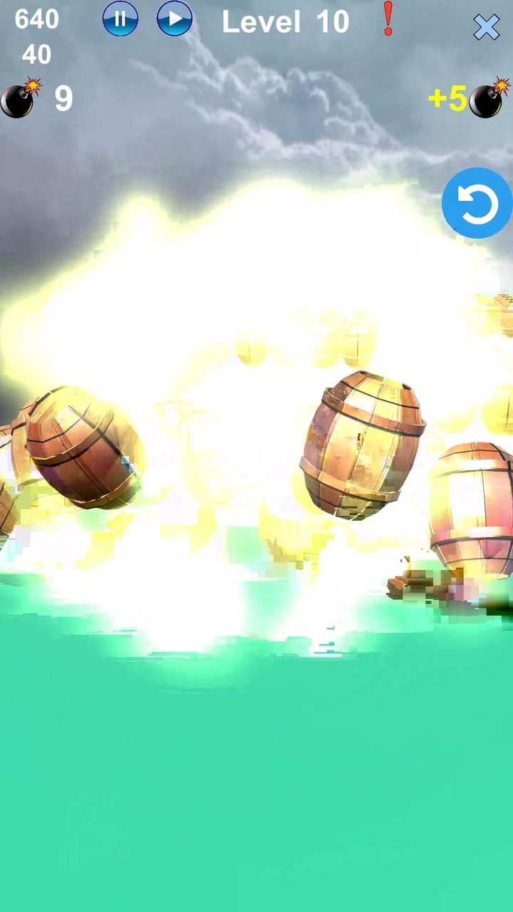 Angry Knock down Catapult Bomb screenshot image 2_Popularmodapk.com