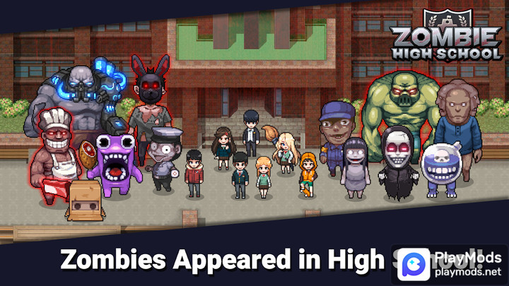 Zombie High School<span>(No Ads)</span> screenshot image 1_Popularmodapk.com