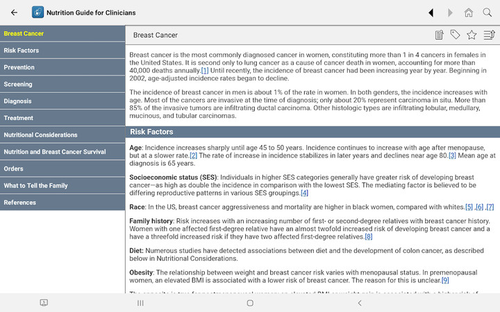 Nutrition Guide for Clinicians screenshot image 13_Popularmodapk.com