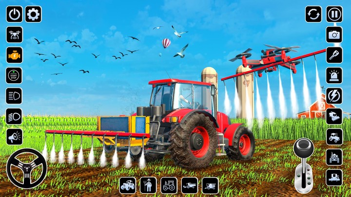 Modern Tractor Farming Games screenshot image 2_Popularmodapk.com