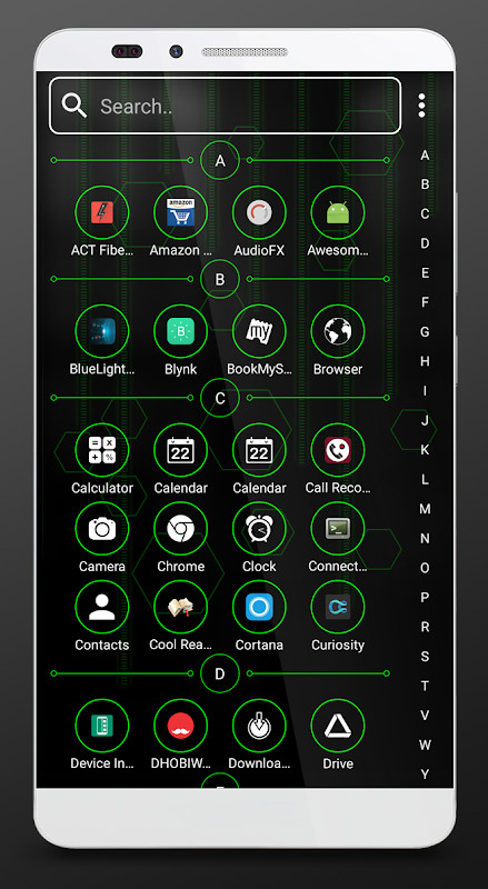 Futuristic Launcher 2, Applock screenshot image 7_Popularmodapk.com