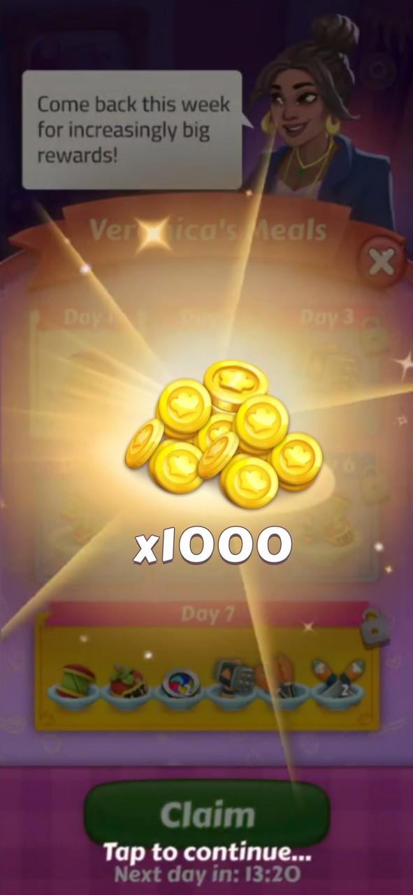 Cook & Match: Sara's Adventure screenshot image 2_Popularmodapk.com