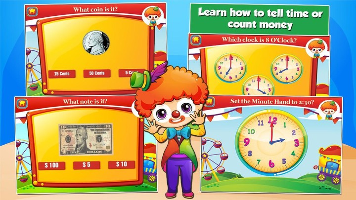 Second Grade Games: Circus Fun screenshot image 3_Popularmodapk.com
