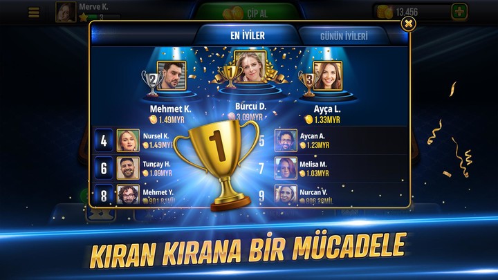 Tekel Okey screenshot image 3_Popularmodapk.com