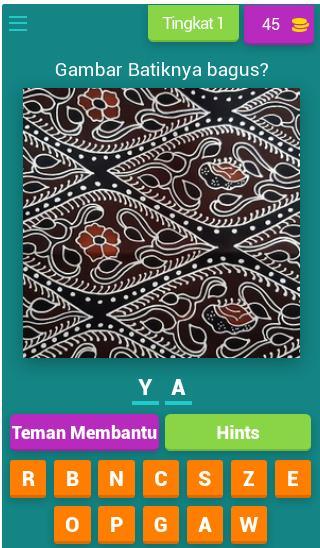 Tebak Gambar Batik screenshot image 1_Popularmodapk.com