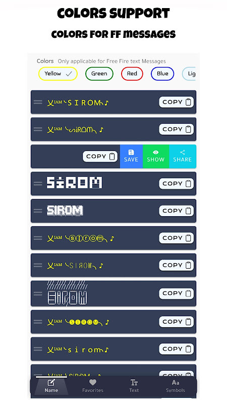 Name Creator - FF NickFinder screenshot image 6_Popularmodapk.com