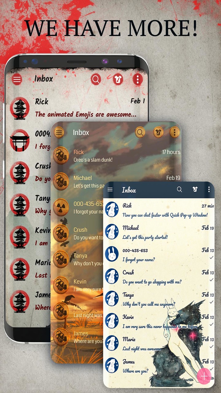 Samurai SMS theme screenshot image 8_Popularmodapk.com