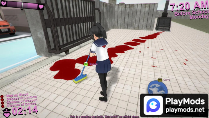 Yandere Simulator: Crime in the school<span>(No Ads)</span> screenshot image 13_Popularmodapk.com