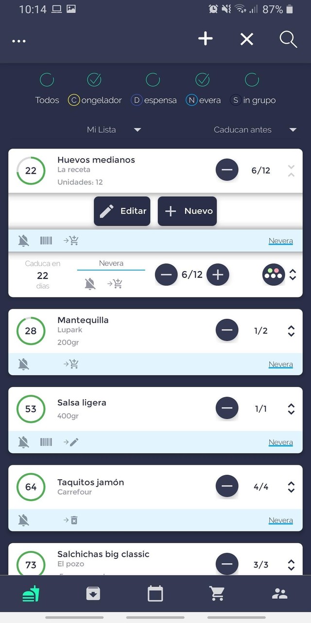 Lista de la compra y caducidad screenshot image 4_Popularmodapk.com