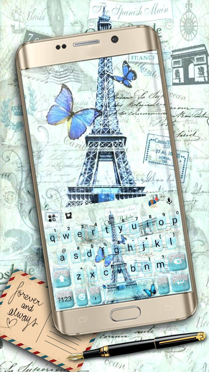 Paris Postcard Keyboard Theme screenshot image 1_Popularmodapk.com