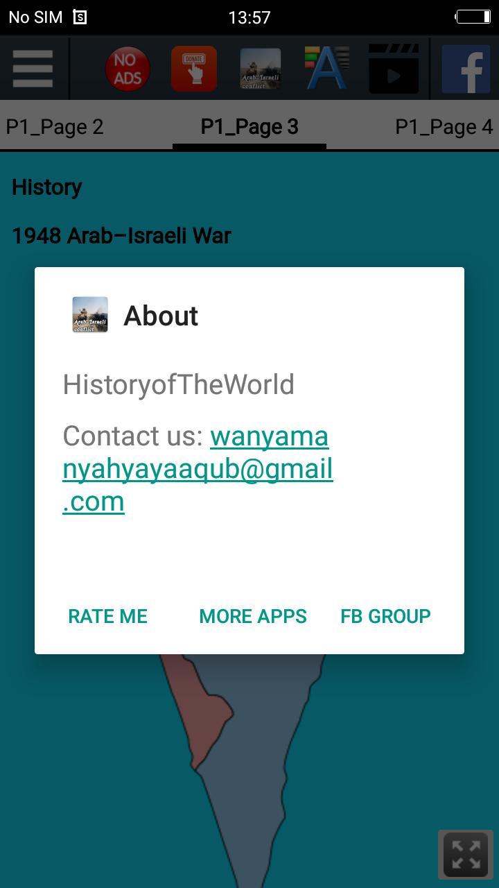 Arab–Israeli conflict History screenshot image 6_Popularmodapk.com