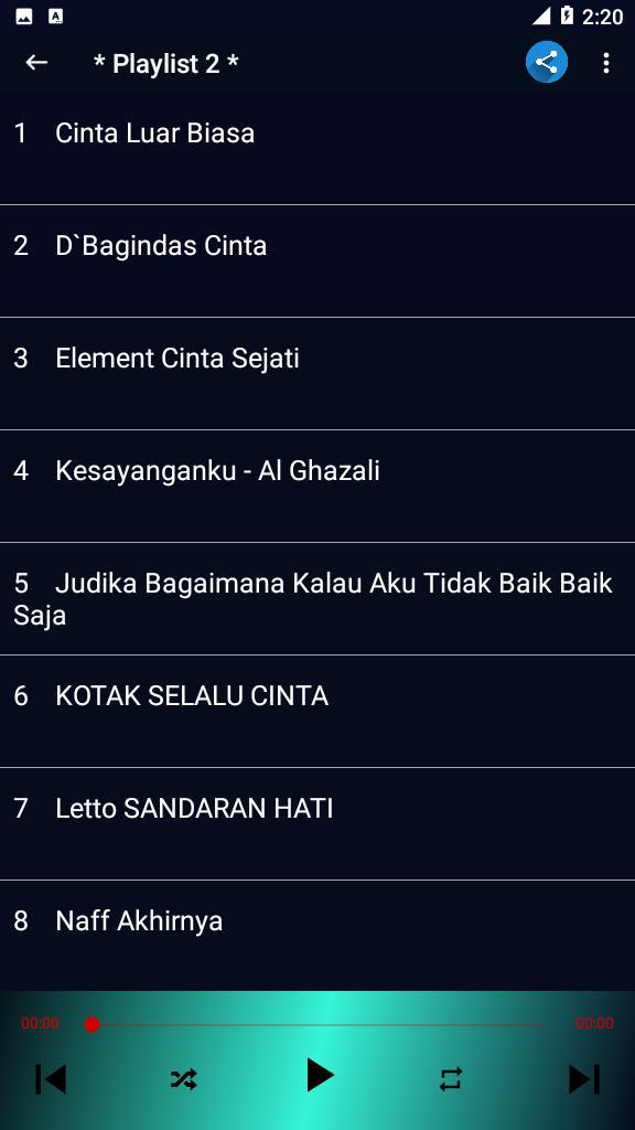 Lagu Sedih Galau Dan Rindu screenshot image 8_Popularmodapk.com