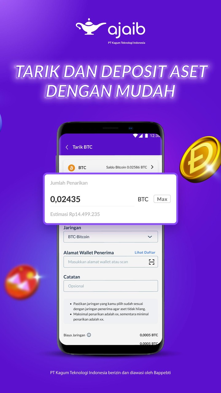 Ajaib Kripto: Buy Crypto Asset screenshot image 4_Popularmodapk.com