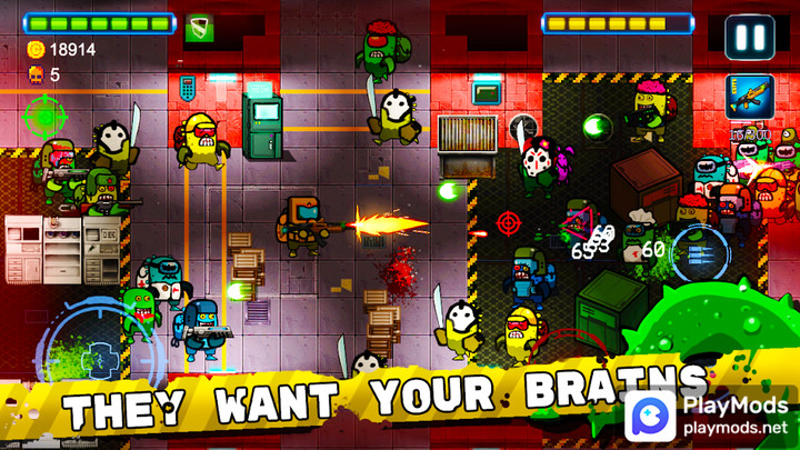 Space Zombie Shooter screenshot image 4_Popularmodapk.com