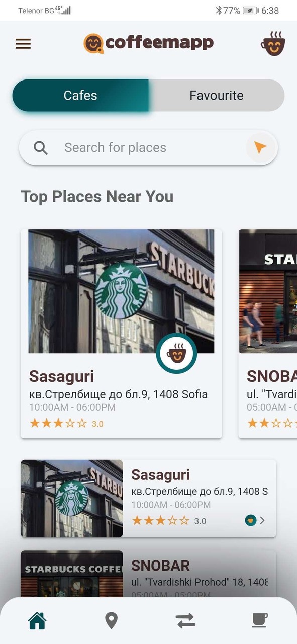 coffeemapp screenshot image 2_Popularmodapk.com