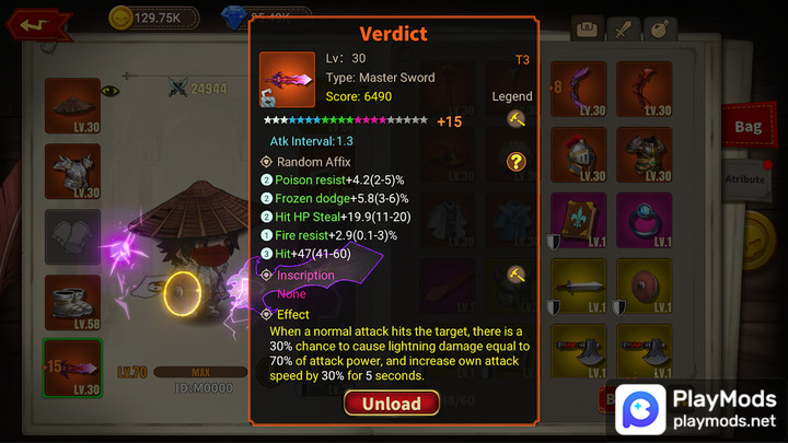 Mushroom Knight<span>(No ads)</span> screenshot image 3_Popularmodapk.com