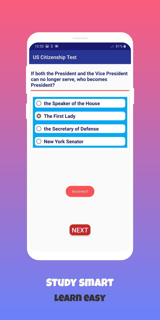 US Citizenship Test screenshot image 3_Popularmodapk.com
