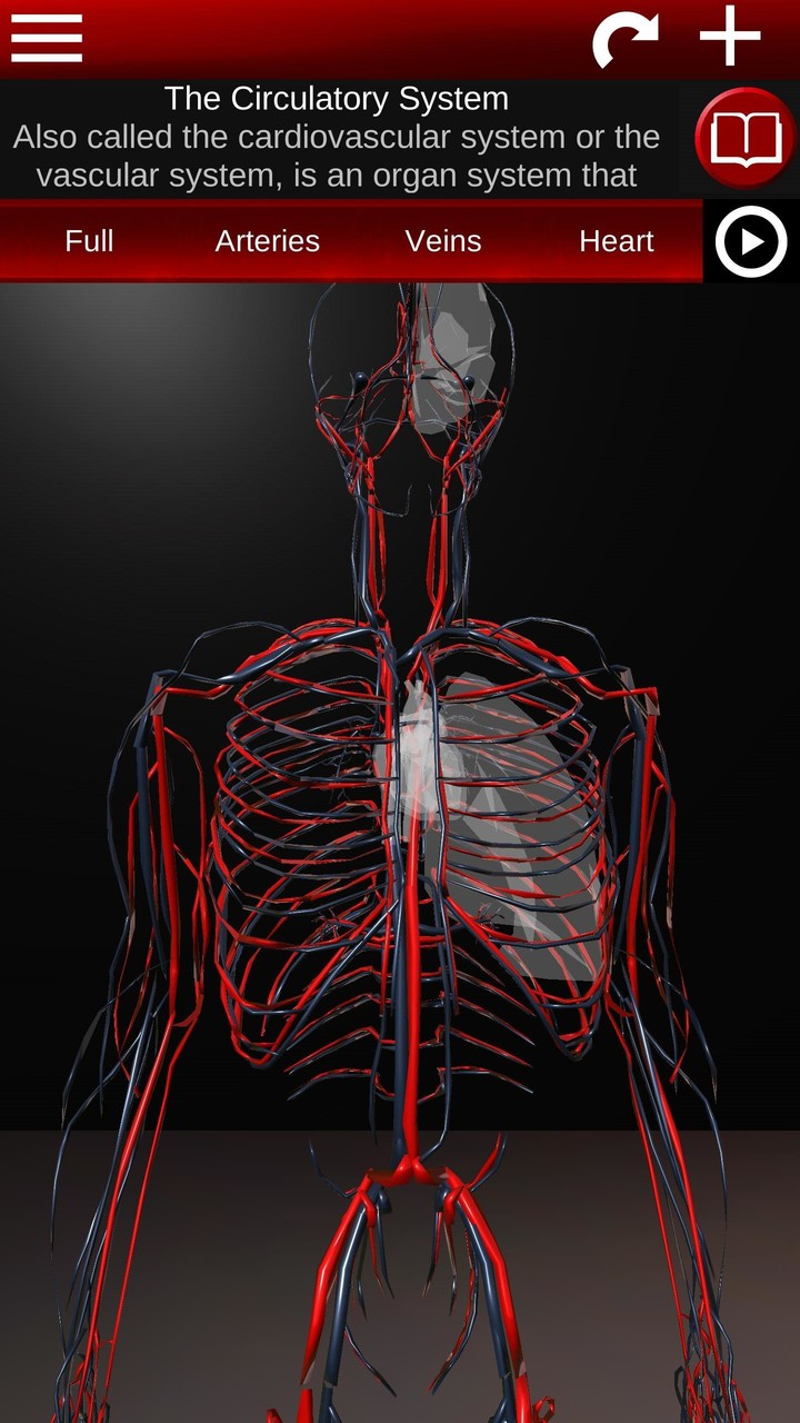 Circulatory System 3D Anatomy screenshot image 1_Popularmodapk.com